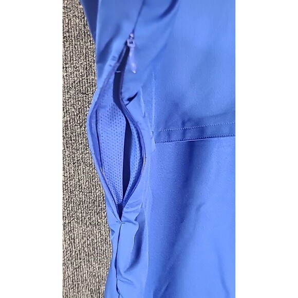 EUC Nike Dri Fit Duke University Jacket Womens Size Large Blue Vented Hooded - Picture 9 of 9